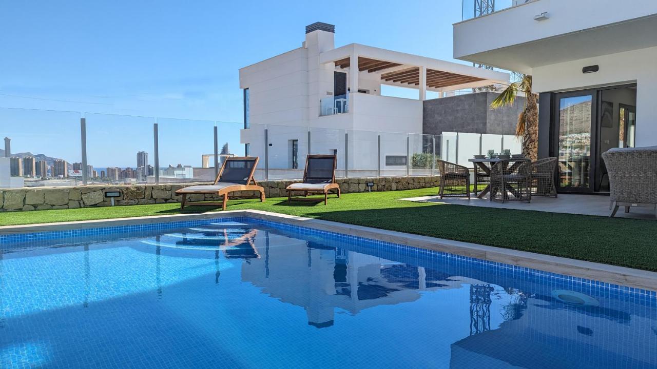 Panoramic Pool & Mountains House Apartman Finestrat Kültér fotó