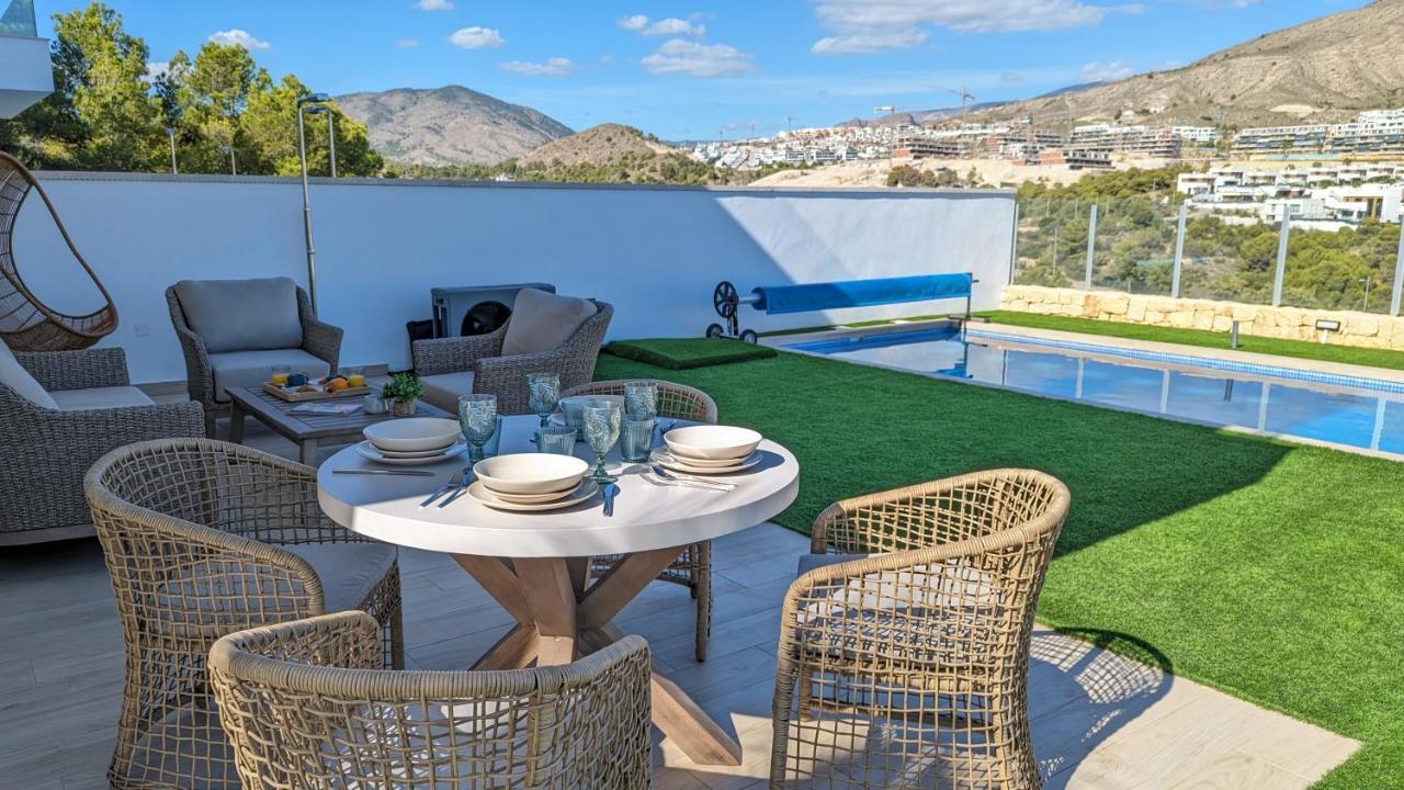 Panoramic Pool & Mountains House Apartman Finestrat Kültér fotó